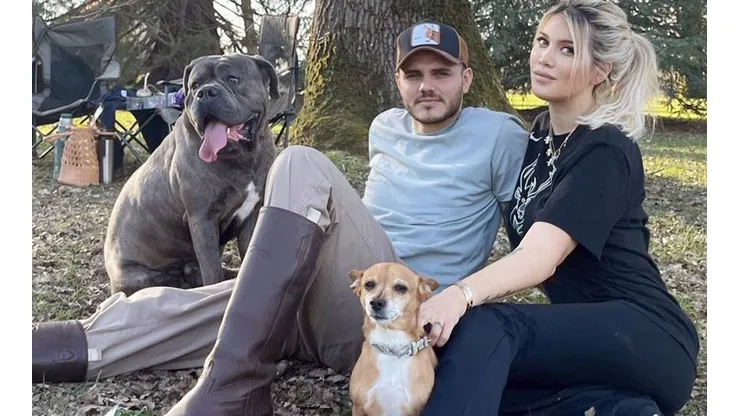 Mauro Icardi está en el centro de la polémica por la "cariñosa" forma en que se refirió a Wanda Nara en Instagram