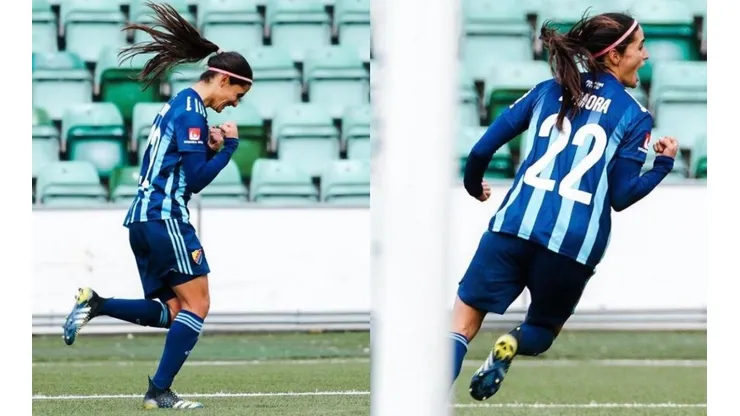 Daniela Zamora debuta con un gol en el Djurgardens