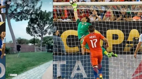 Tremendo tapadón de Mateo Bravo