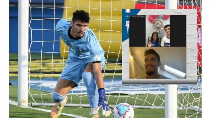 Hermoso gesto del portero