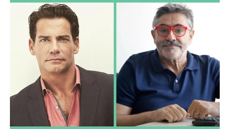 Cristian de la Fuente junto a Vicente Sabatini.
