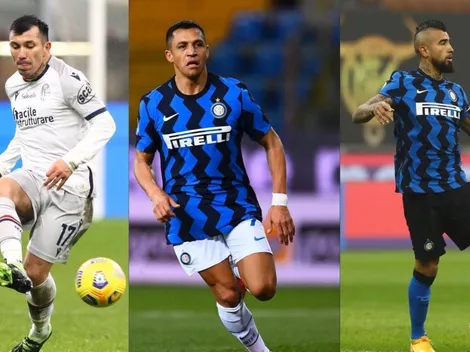 Sánchez, Vidal y Medel animan duelo de chilenos en la Serie A