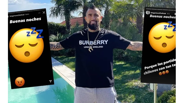 Arturo Vidal ha hecho noticia por sus historias de Instagram, mientras prepara su regreso a las canchas con el Inter de Milán