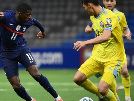 Dembélé encamina el cómodo triunfo de Francia sobre Kazajistán