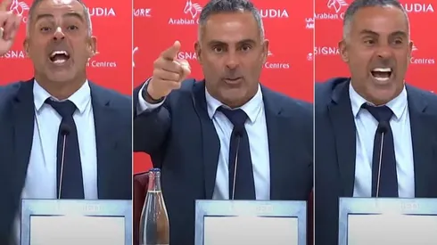 DT del Almería se indignó con el arbitraje y pidió respeto a su equipo