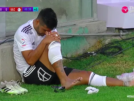 Campos se lesiona trágicamente y tiene que jugar Zaldivia