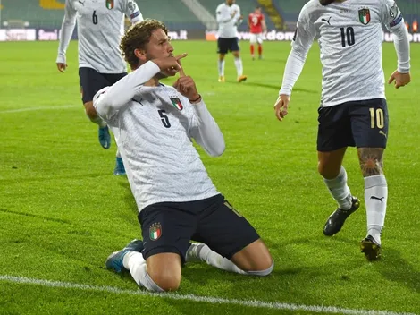 Italia derrota a Bulgaria con bonito gol de remate cruzado