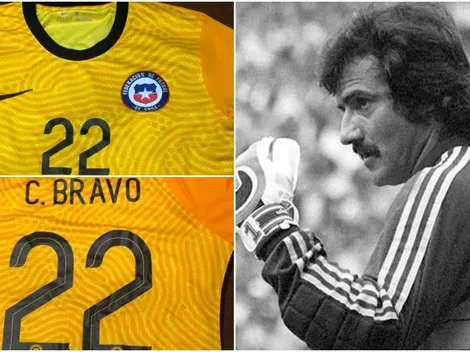 Bravo con la camiseta 22: emotivo homenaje al Gato Osbén