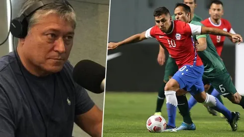 El retirado futbolista no quedó conforme con el primer tiempo de La Roja.