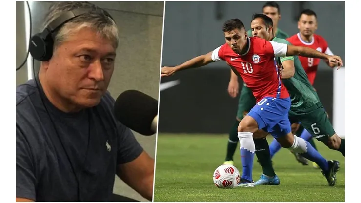 El retirado futbolista no quedó conforme con el primer tiempo de La Roja.