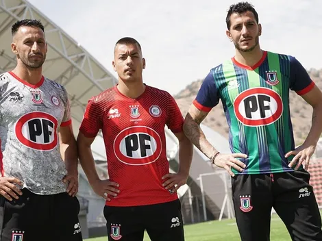 Nuevas camisetas de La Calera: los dos escudos en el pecho