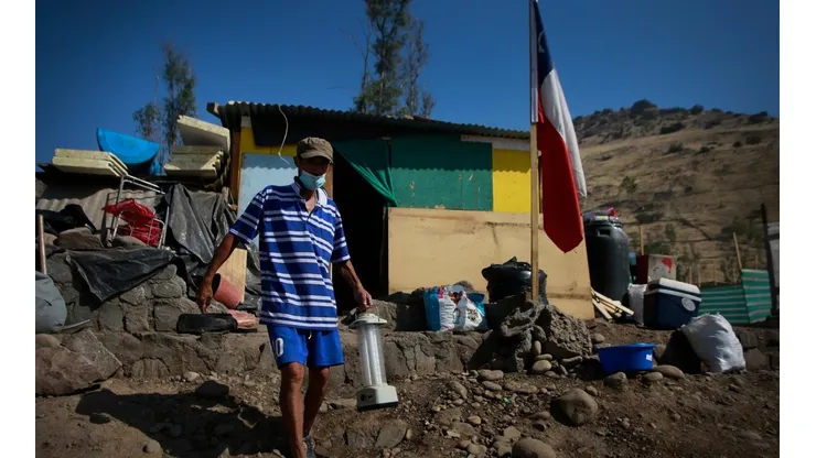 Campamentos aumentan 20% en Chile desde el 2019