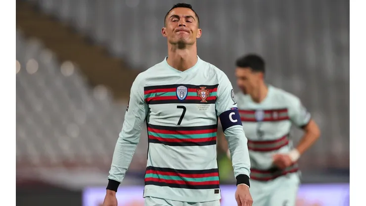 Cristiano Ronaldo sufrió