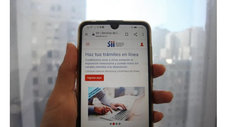 El proceso se realiza en www.SII.cl