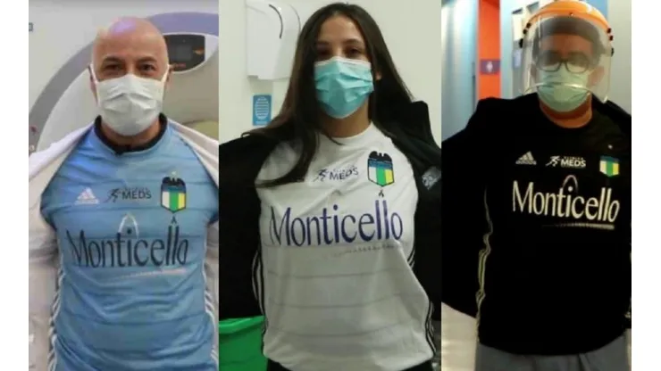 O'Higgins homenajeó a la primera línea de la salud