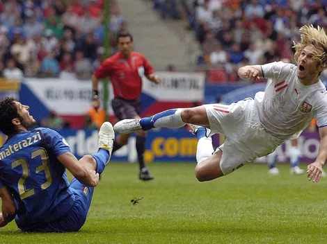 Nedved se jactó de los títulos de la Juve, pero Materazzi lo dejó KO