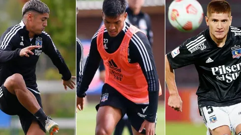 Gaete, el debutante Daniel Gutiérrez y Leonardo Gil: titulares en el estreno de Colo Colo.