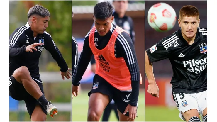 Gaete, el debutante Daniel Gutiérrez y Leonardo Gil: titulares en el estreno de Colo Colo.