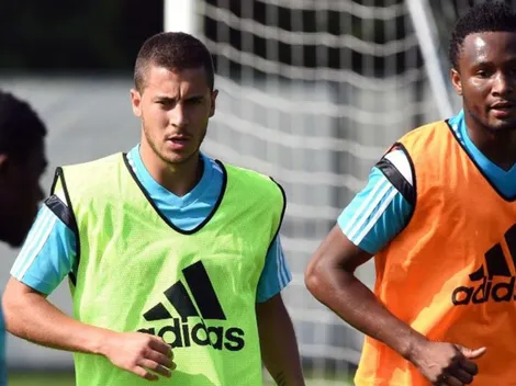 Obi Mikel delata a Hazard: "En los entrenamientos estaba parado"