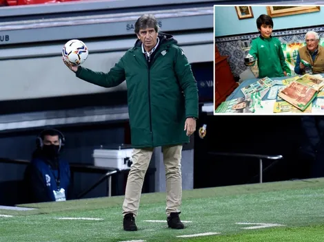 Precioso gesto de Pellegrini con hincha del Betis de 86 años