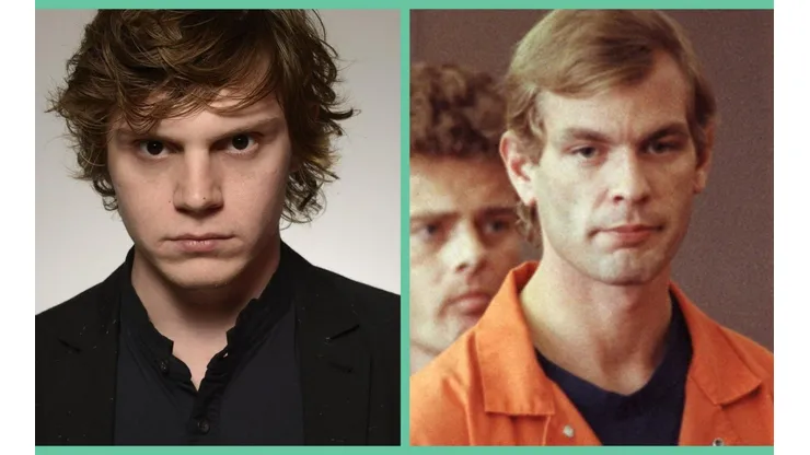 Evan Peters y Jeffrey Dahmer.