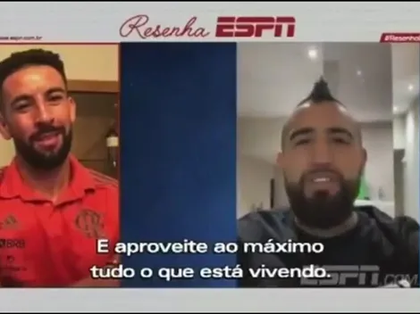 Vidal sorprende a su "hermano" Isla en la televisión brasileña