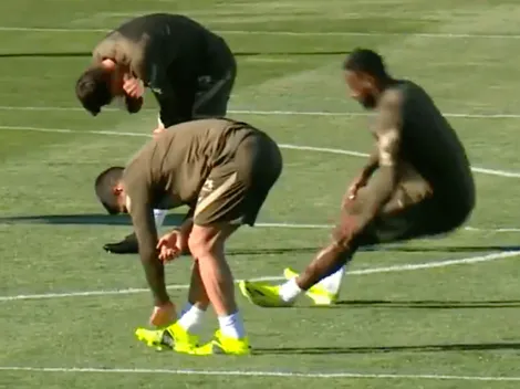 Dembélé se desmaya en plena práctica del Atlético