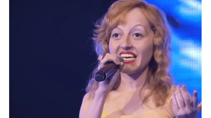 Raquel Castillo en uno de sus pasos por "Talento Chileno".