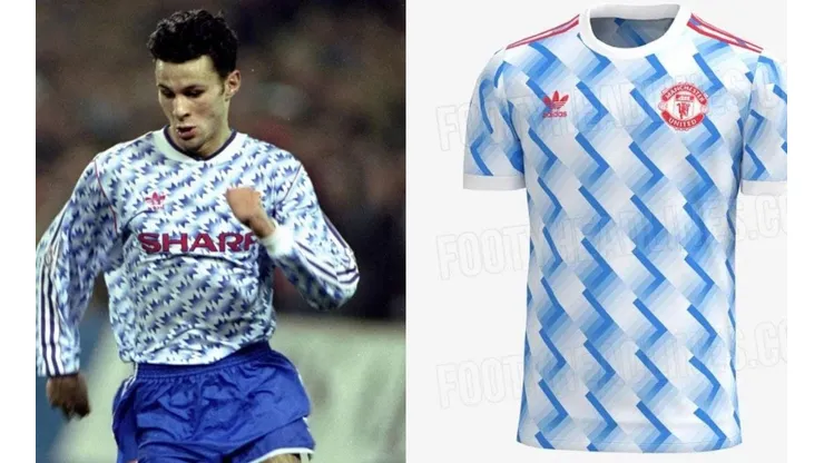Ryan Giggs con la recordada camiseta de la temporada 1991-1992