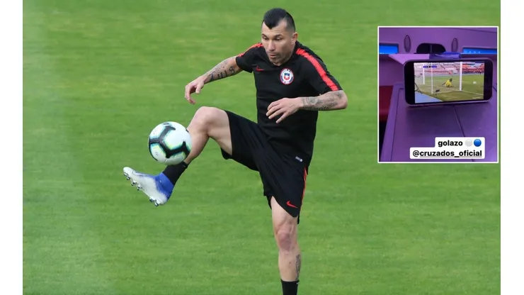 El Pitbull llegó a Chile para sumarse a La Roja.
