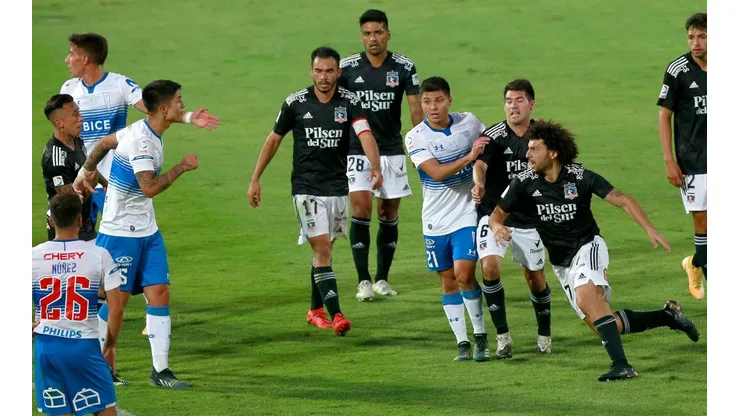 Valber Huerta niega haber insultado a Maxi Falcón en la Supercopa.