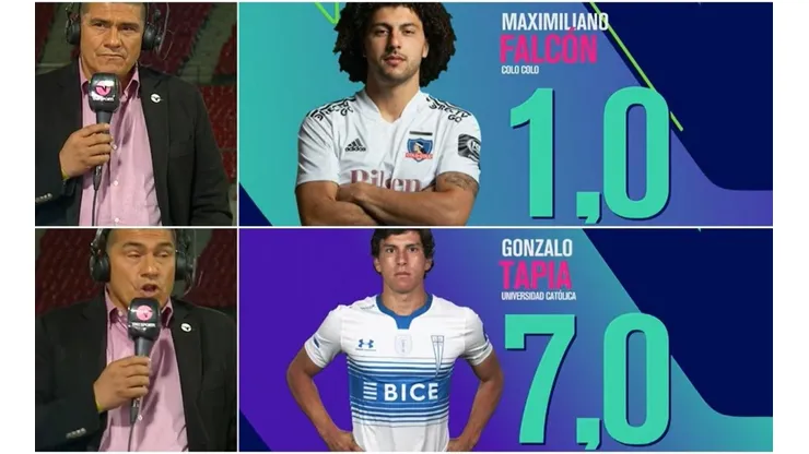 Marcelo Toby Vega le pone un 1,0 a Maximiliano Falcón en la Supercopa entre la UC y Colo Colo.