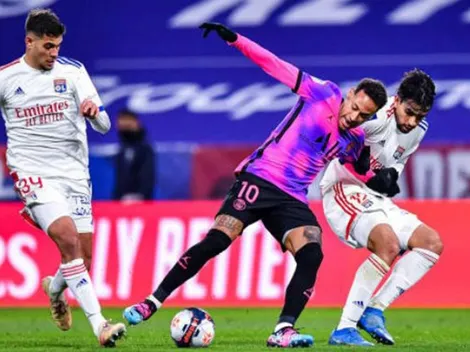 Con el regreso de Ney, PSG goleó al Lyon y trepó a la punta