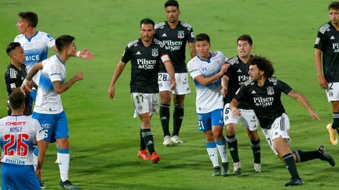 Falcón se puso nervioso al final del partido y golpeó a Valber Huerta