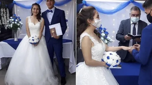 Marcelino Núñez, la novia y un matrimonio a los colores cruzados.