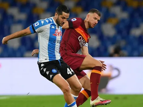Choque de gigantes italianos ve al Napoli medirse con la Roma