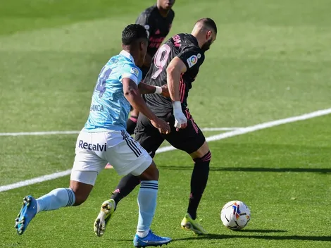 Benzema conduce al Madrid con doblete y asistencia ante Celta