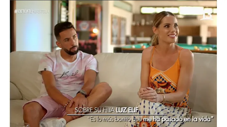 La pareja estuvo presente en el programa de entrevista de canal 13