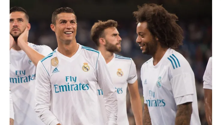 Cristiano Ronaldo y Marcelo durante su etapa juntos en Real Madrid.