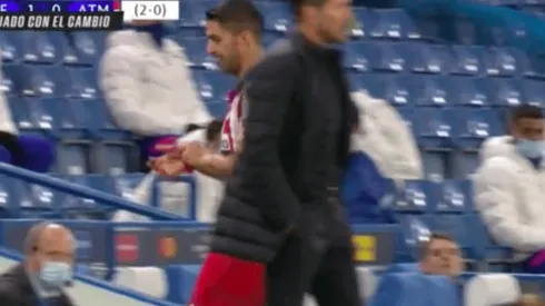 Suárez y Simeone no están muy bien juntos