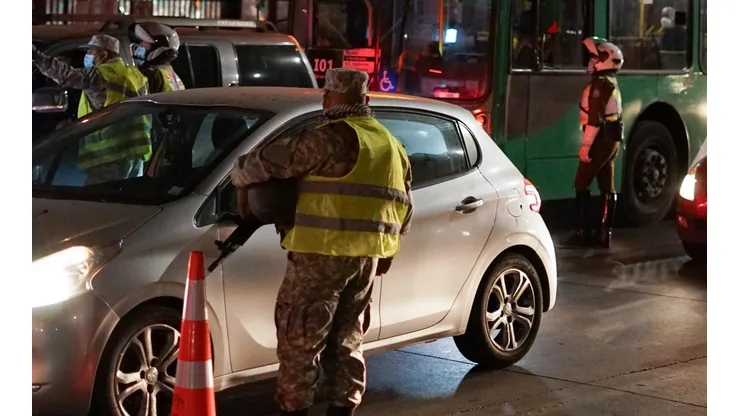 Fiscalización de cuarentena en Cerrillos