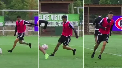 El picotón de Martín Rodríguez en la pretemporada de Colo Colo.
