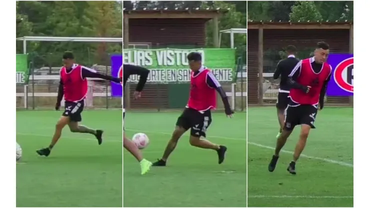 El picotón de Martín Rodríguez en la pretemporada de Colo Colo.