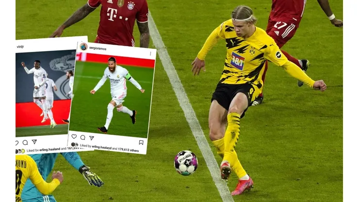 Haaland ya coquetea con el Real Madrid
