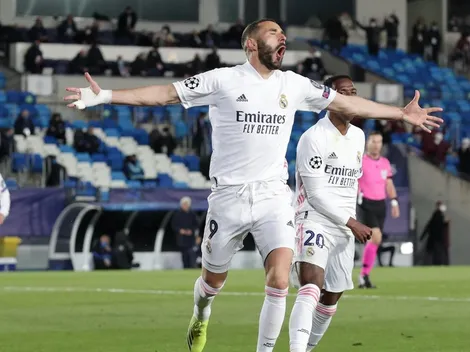 Luka Modric y Karim Benzema aprovechan un grave error del Atalanta para abrir el marcador
