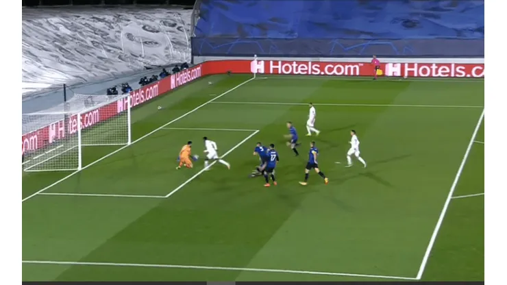 Vinicius Junior se quedó a nada de hacer un golazo para Real Madrid.