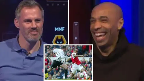 Henry se enfrentó en varias ocasiones a Carragher cuando jugaban en la Premier League