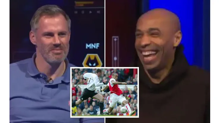 Henry se enfrentó en varias ocasiones a Carragher cuando jugaban en la Premier League