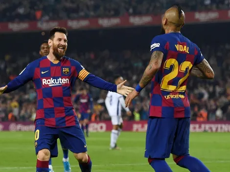 "¡Eres el amo del fútbol!": Vidal se rinde a los pies de Messi
