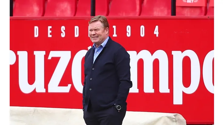 Ronald Koeman contento con la gran actuación de Messi